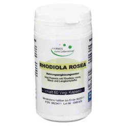 Hannes pure Lebenslust Rosenwurz|Erschöpfung-Rhodiola Rosea 3% Vegi Kapseln, 60 St
