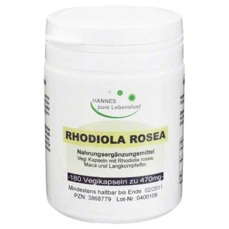 Rhodiola Rosea 3% Vegi Kapseln, 180 St^Hannes pure Lebenslust Online
