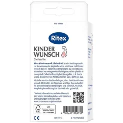 KINDERWUNSCH Gleitmittel, 8X4 ml^Ritex Hot