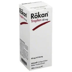 Rökan Tropfen 40 mg, 100 ml- Durchblutungs Tabletten