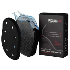 Robbx Nano-Glas Hornhautentferner schwarz, 1 St- Hornhaut