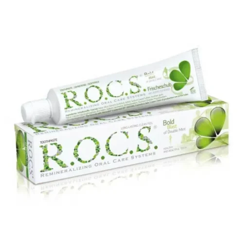 ROCS Zahnpasta & Zahncreme-Erwachsene Doppelminze Zahnpasta, 74 g