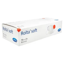 Rolta soft Synth.-Wattebinde 10 cmx3 m, 6 St- Haft- & Fixierbinden