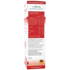 Rosaxan Saft plus Vitamin D-Tabletten, 750 ml- Vitamin D (Colecalciferol)