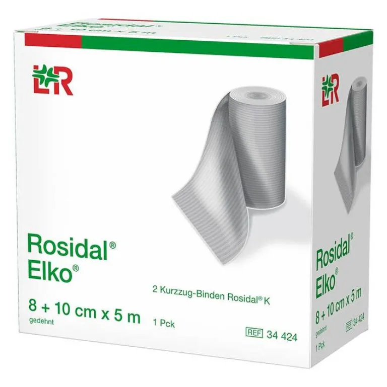 Elko 8 + 10 cmx5 m Kurzzugbinde, 2 St^Rosidal Hot