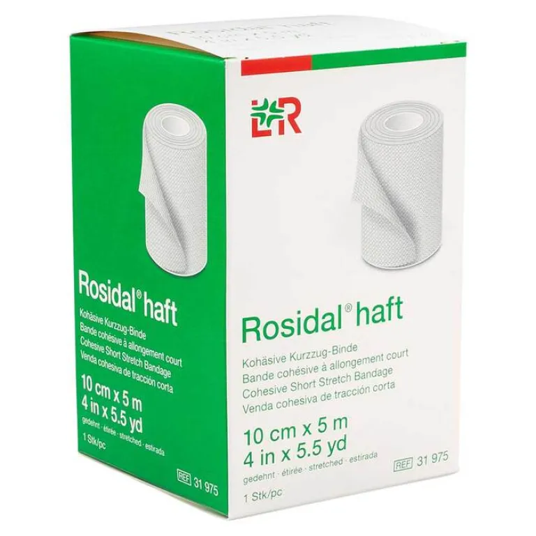 Rosidal haft Kompressionsbinde 10 cmx5 m, 1 St- Idealbinden