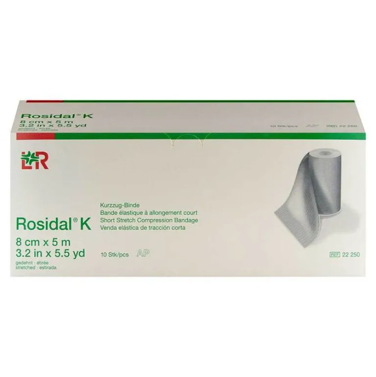 Rosidal K Binde 8 cmx5 m, 10 St- Stütz- & Kompressionsbinden