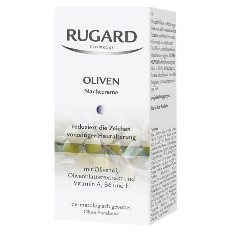 Oliven Nachtcreme, 50 ml^Rugard Outlet
