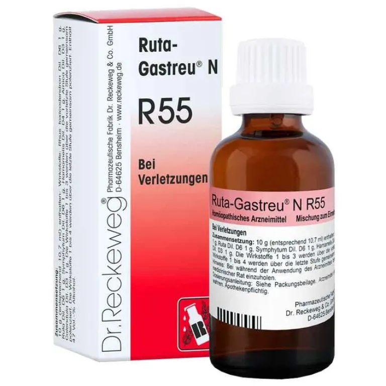 Ruta Gastreu N R 55 Tropfen zum Einnehmen, 50 ml- Dr. Reckeweg