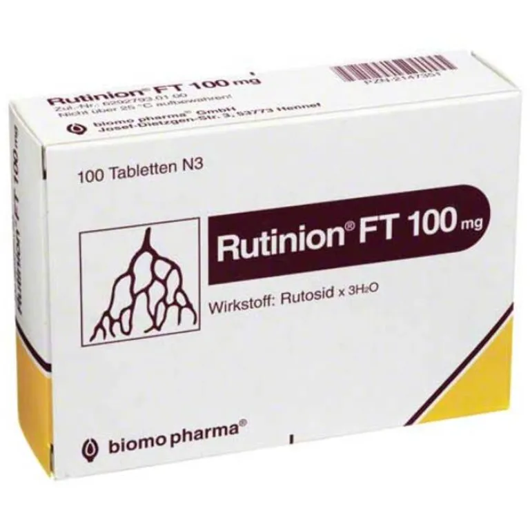 Rutinion FT 100 mg Tabletten, 100 St- Venenleiden