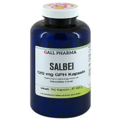 Hecht Pharma Mikronährstoffe-Salbei 120 mg GPH Kapseln, 360 St