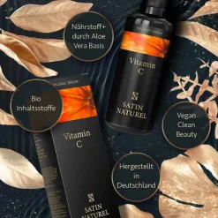 Bio Vitamin C Serum Gesicht, 100 ml^Satin Naturel Online