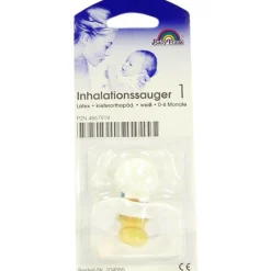 Sauger Inhalation klein 104885 weiß Kieferorthopädisch, 1 St^Babyfrank