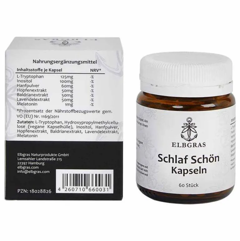 Schlaf Schön Kapseln mit Melatonin, 60 St^ Clearance