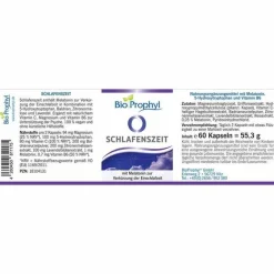 Schlafenszeit Kapseln, 60 St- Melatonin Tabletten