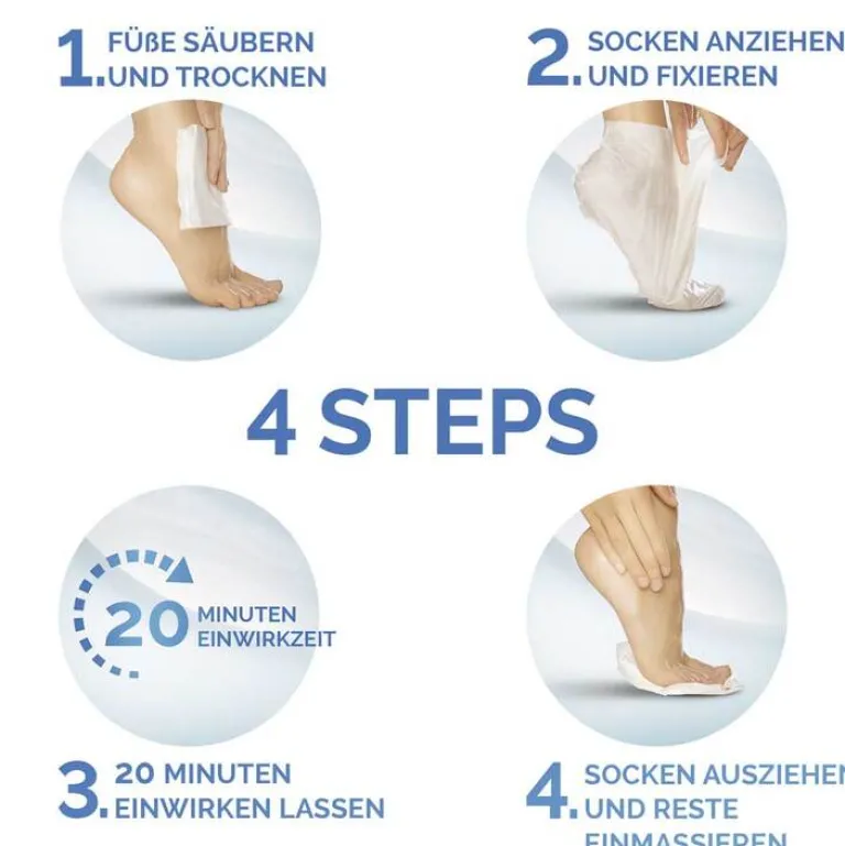 intensiv pflegende Fußmaske in Socken, 3X2 St^Scholl Online