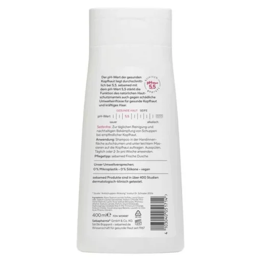Sebamed Anti-Schuppen Shampoo, 400 ml- Shampoos|Haarausfall & Schuppen
