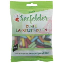 KDA Seefelder Bunte Lakritzstäbchen , 100 g- Lakritz