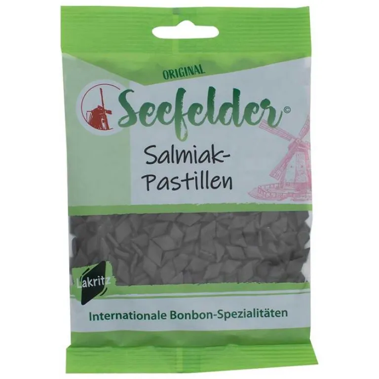 KDA Lakritz-Seefelder Salmiak Pastillen, 100 g