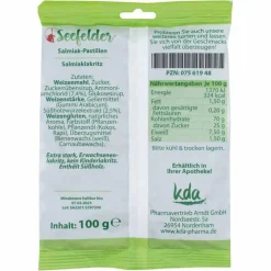 KDA Lakritz-Seefelder Salmiak Pastillen, 100 g