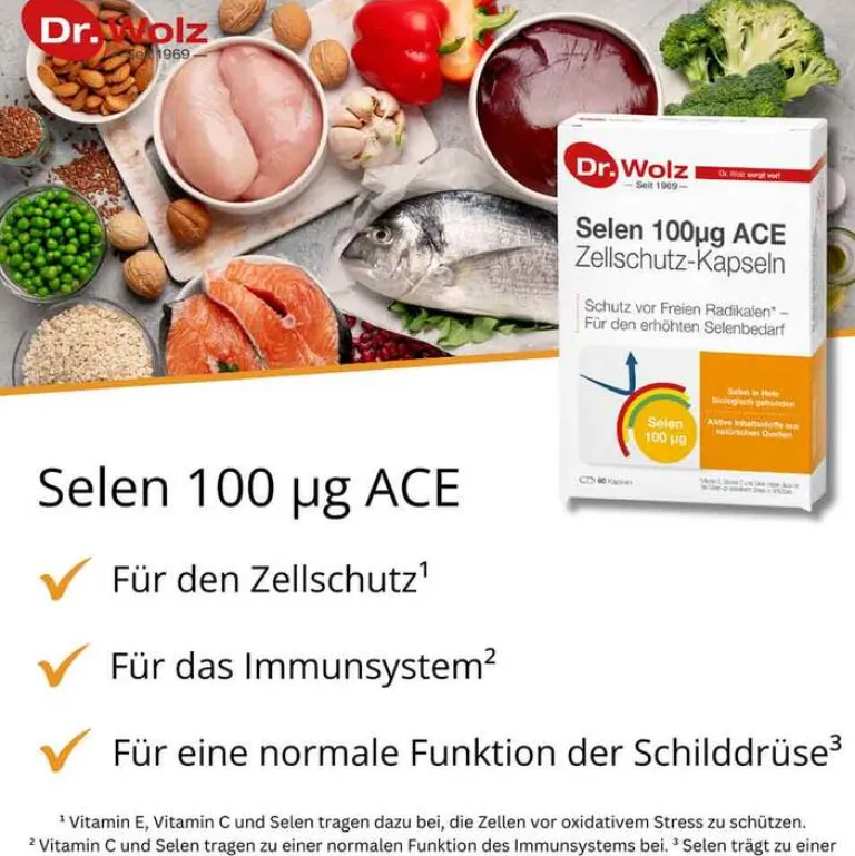 Selen ACE 100 µg 60 Tage, 60 St^Dr. Wolz Outlet