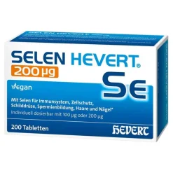 Hevert Selen 200 µg Tabletten, 200 St- Vitamin B12 (Cobalamin)