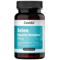 Selen Kapseln Komplex 200 µg hochdosiert, 180 St^Casida Discount