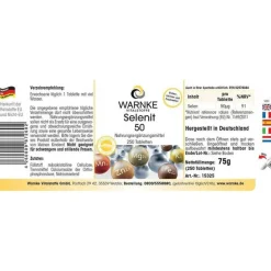 Selenit 50 Tabletten, 250 St^Warnke Discount