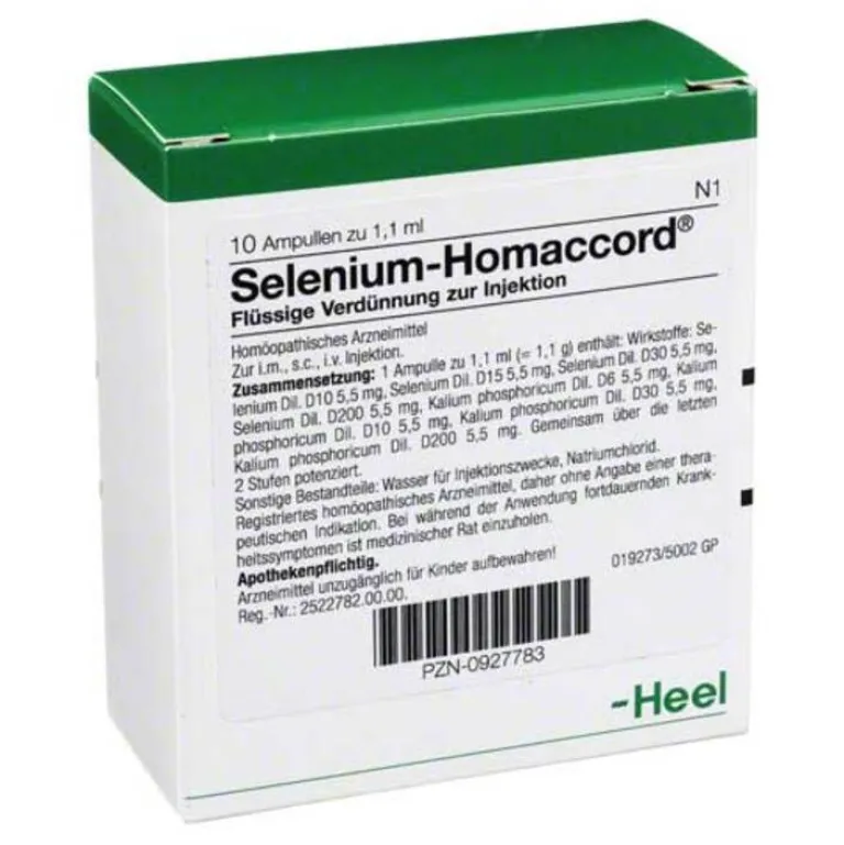 Selenium Ampullen, 10 St^Homaccord Best
