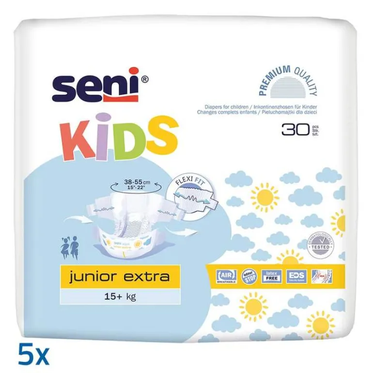 Seni KIDS junior extra 15+ kg, 5X30 St- Windeln & Zubehör