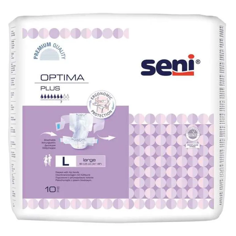 Optima Plus large, 10 St^Seni Hot