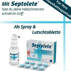 Septolete 1,5 mg/ml + 5 mg/ml Spray , 30 ml- Zahnfleischentzündung Medikamente|Halsschmerztabletten