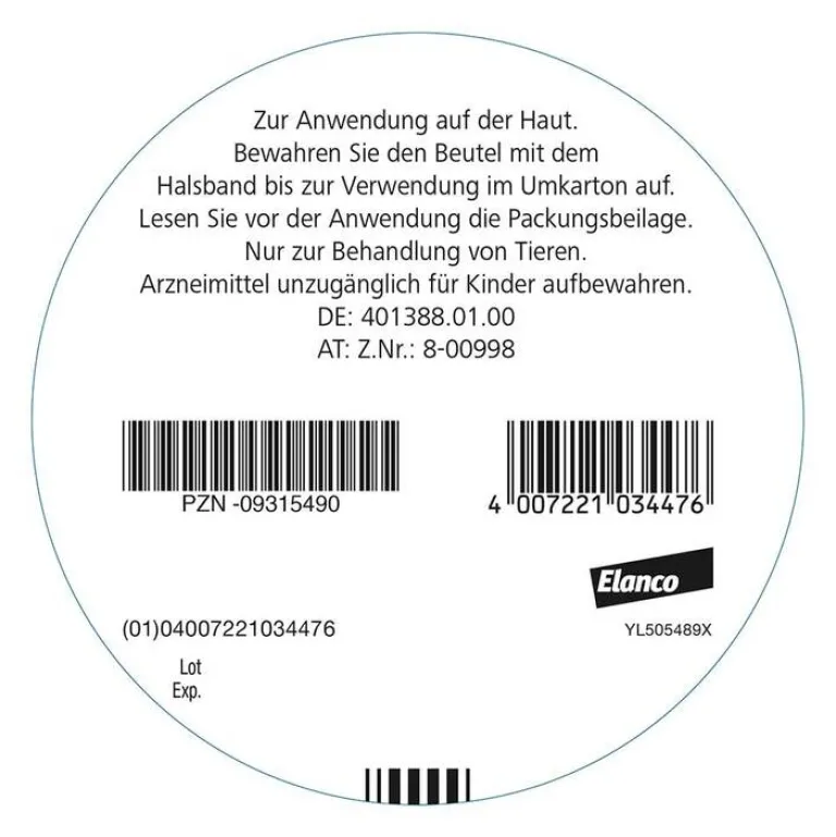 Halsband für große Hunde über 8 kg, 1 St^Seresto Hot