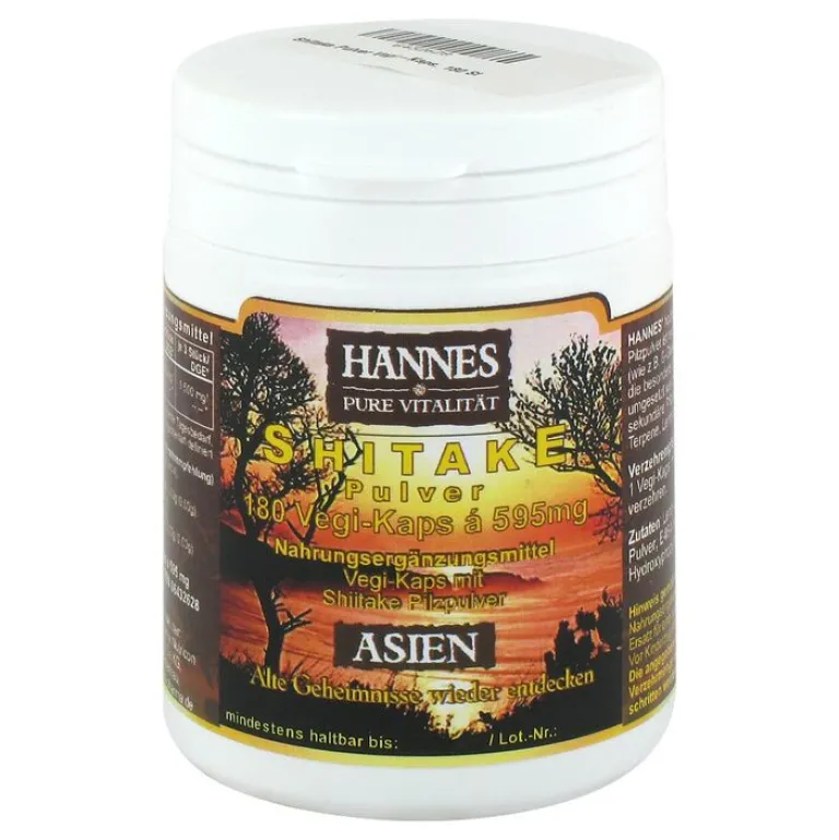 Shitake Pulver Vegi-Kaps, 180 St- Vitalpilze