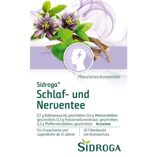 Schlaf- und Nerventee Filterbeutel, 20X2.0 g^Sidroga Best