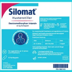 Silomat Hustenstiller Dextromethorphan Intensiv gegen Reizhusten, 12 St- Hustenstiller