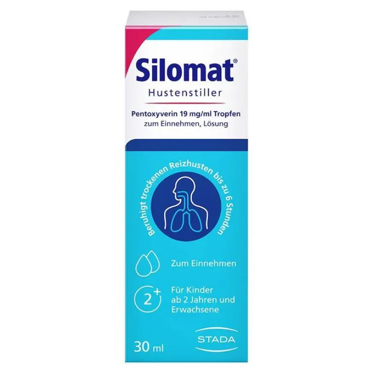 Silomat Hustenstiller Pentoxyverin 19 mg/ml Tropfen, 30 ml-Kinder Hustenstiller Kinder|Hustenstiller