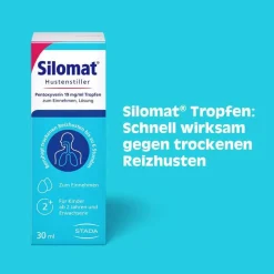 Silomat Hustenstiller Pentoxyverin 19 mg/ml Tropfen, 30 ml-Kinder Hustenstiller Kinder|Hustenstiller