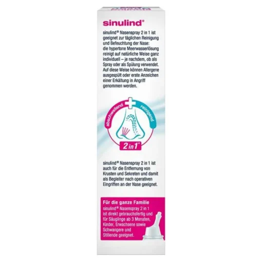 Sinulind Schnupfen & Nasennebenhöhlen-2in1 Nasenspray, 50 ml
