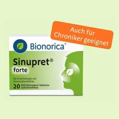 Sinupret forte überzogene Tabletten, 50 St- Schnupfen & Nasennebenhöhlen