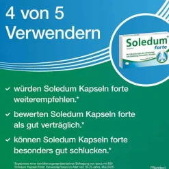Soledum Schnupfen & Nasennebenhöhlen|Hustenlöser-Kapseln forte, 100 St