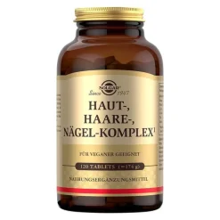 Solgar Mikronährstoffe-Haut Haare Nägel Komplex Tabletten, 120 St