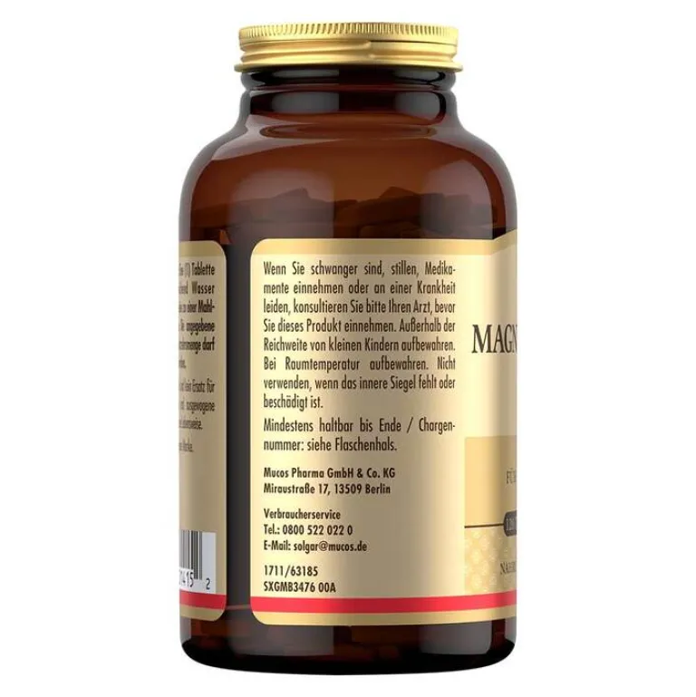 Solgar Magnesium Citrat 200 mg Tabletten, 120 St- Magnesium