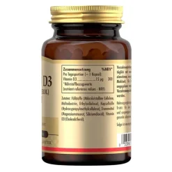 Solgar Vitamin D3 600 I.E. Kapseln, 120 St- Vitamin D (Colecalciferol)