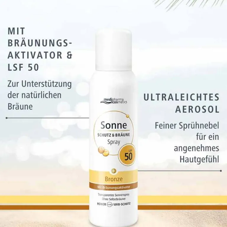 Dr. Theiss Lsf 50+-Sonne Schutz & Bräune Aerosol-Spray bronze LSF 50, 150 ml