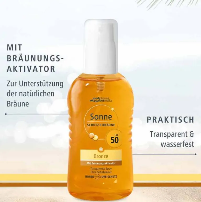Dr. Theiss Sonne Schutz & Bräune Pump-Spray bronze LSF 50, 200 ml- Lsf 50+