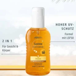 Dr. Theiss Sonne Schutz & Bräune Pump-Spray bronze LSF 50, 200 ml- Lsf 50+