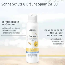 Sonne Schutz & Pflege Aktiv Aerosol-Spray LSF 30, 150 ml^Medipharma Cosmetics Discount