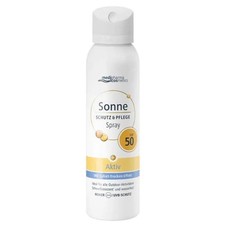 Medipharma Cosmetics Lsf 50+-Sonne Schutz & Pflege Aktiv Aerosol-Spray LSF 50, 150 ml