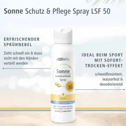 Medipharma Cosmetics Lsf 50+-Sonne Schutz & Pflege Aktiv Aerosol-Spray LSF 50, 150 ml